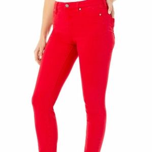 Liverpool The Higher Ankle Red Skinny Jeans
